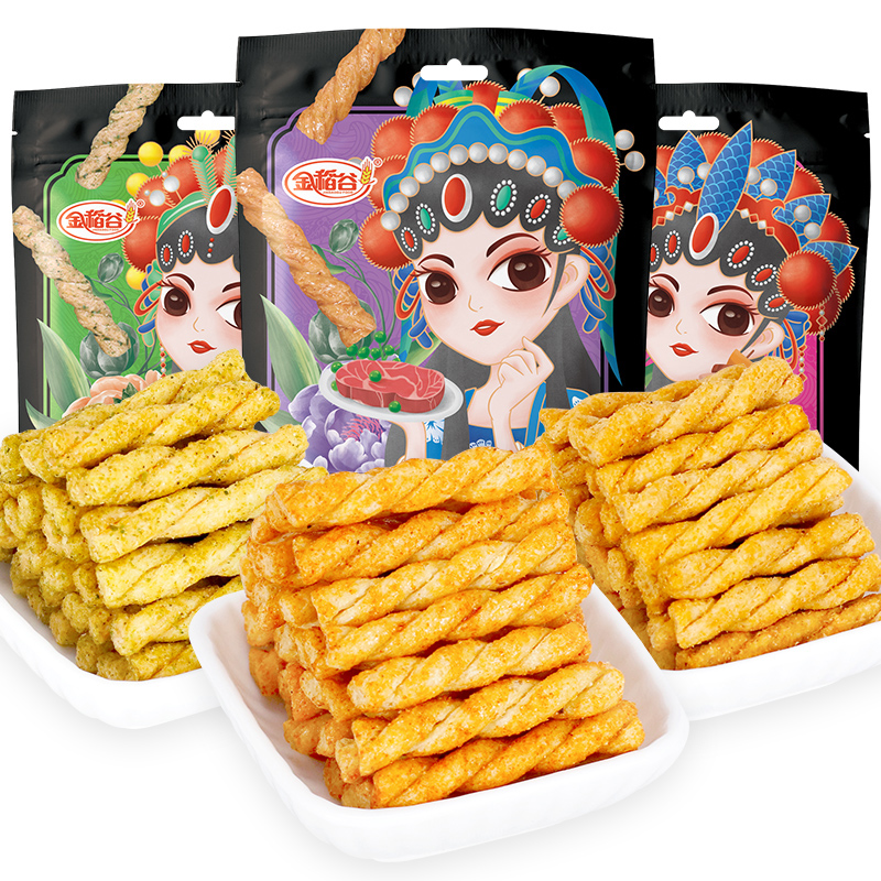 尊龙凯时人生就是搏·(中国)国际AG馆 糯米小麻花香酥可口休闲小零食